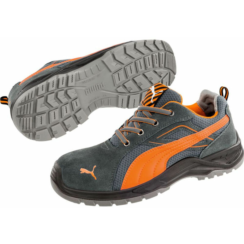 Image of Puma Safety Shoes - puma Safety Omni Orange Low src 643620-40 Scarpe di sicurezza S1P Taglia delle scarpe (eu): 40 Nero, Arancione 1 pz.
