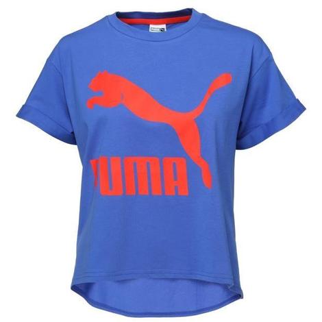 tee shirt puma femme bleu