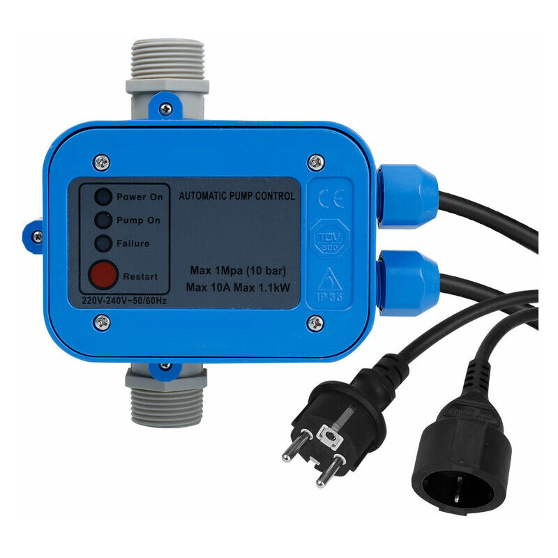 Pump control with cable pumps deep well pump switch max. 10 bar pressure switch constant domestic waterworks