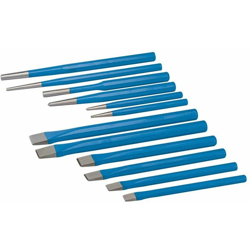 Silverline Punch & Chisel Set 12pce PC05