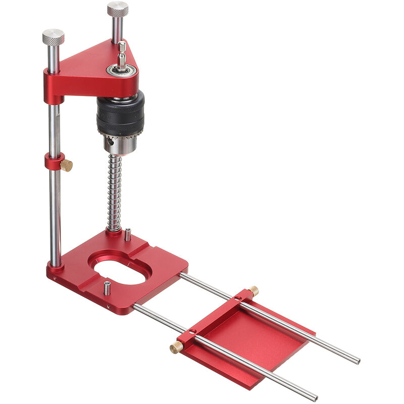 Image of Punch Locator Drilling Jig Guida alla perforazione per la lavorazione del legno Kit di strumenti per la guida alla perforazione