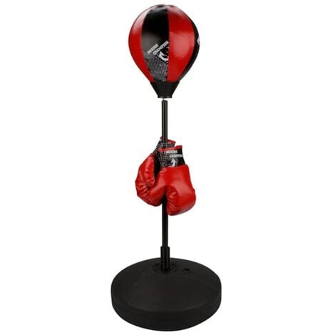 Punching ball Avento reflex junior noir/rouge