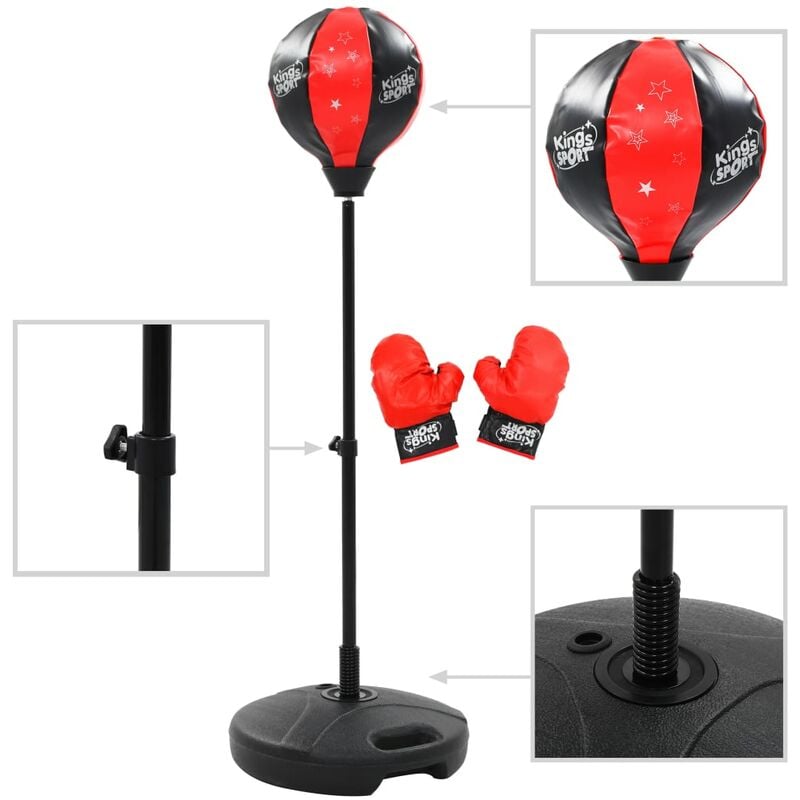 

Punching ball de boxeo para niños 87-120 cm