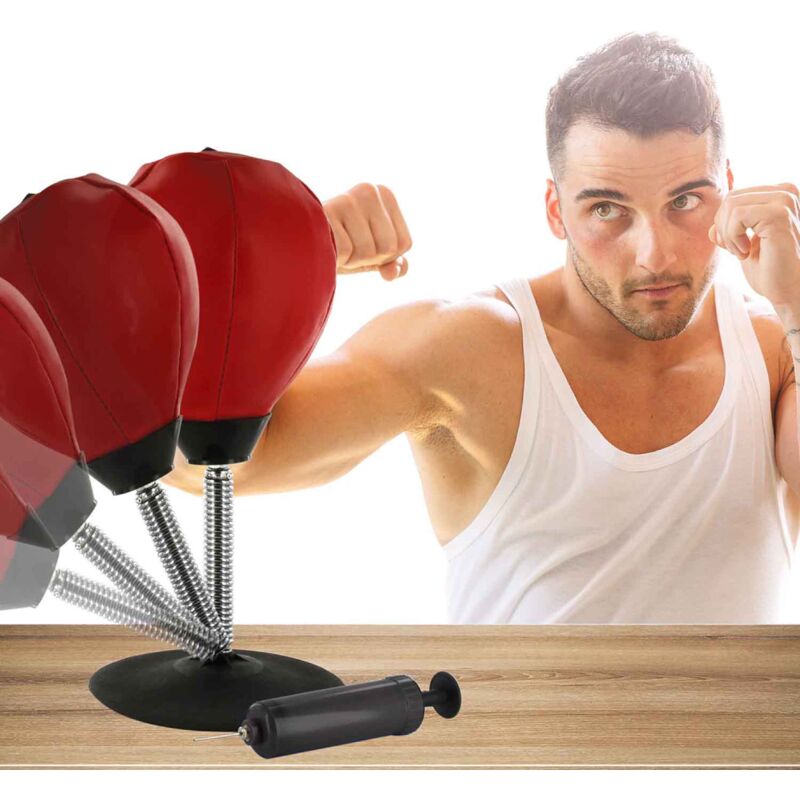 Mister Gadget - Punching ball de table avec ventouse