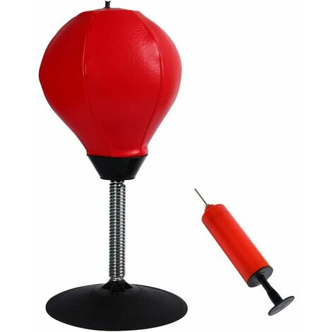 Punching Ball Mini Sac de Frappe pour Bureau AntiStressBall Cadeau Décoration Idéal pour Bureau à Domicile, Anti Frustration-A