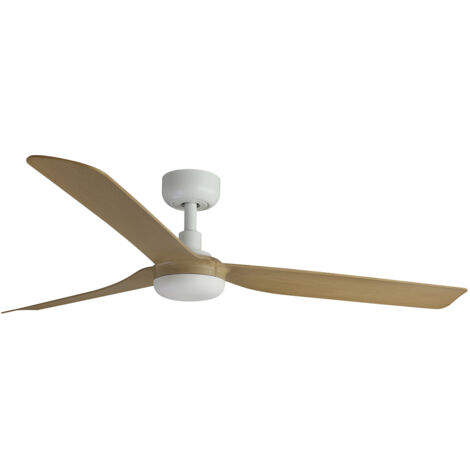 PUNT M Ventilador blanco/madera clara