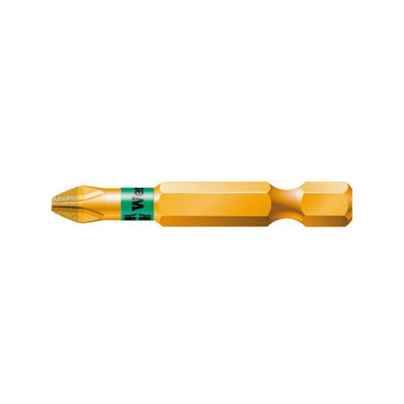 

Conector diamanteado semi duro con zona de Bi-torsión para Tornillo Phillips 1/4'' PH, 50 mm de largo, dimensiones : PH 2