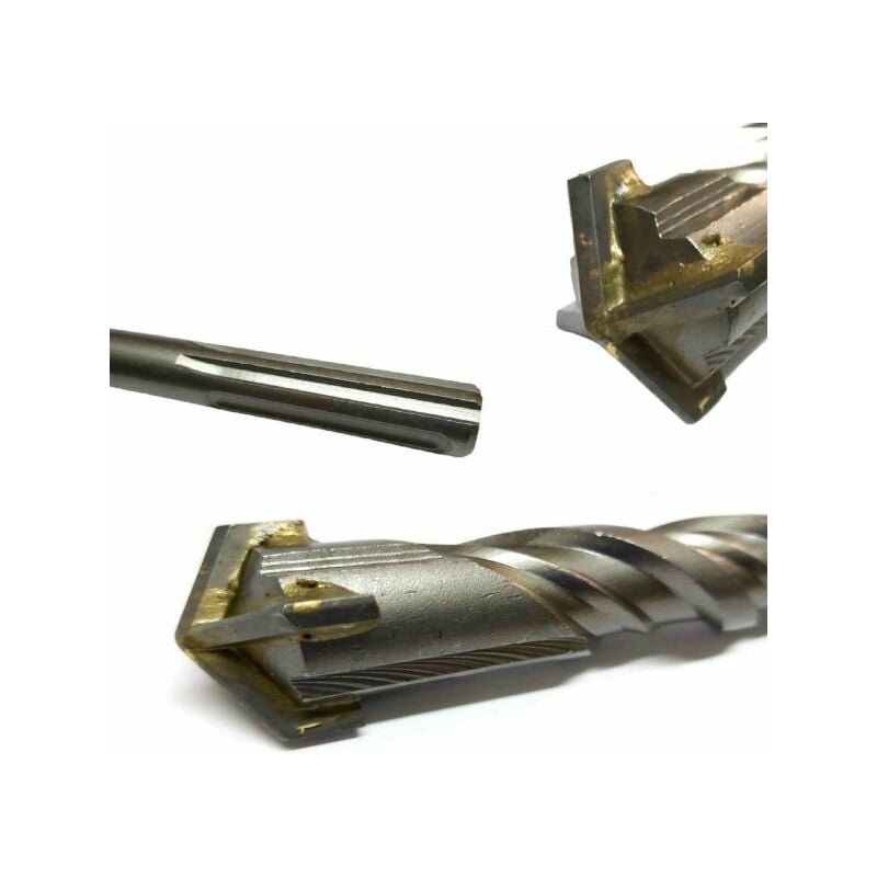 Punta 4 tagli per muro sds max 30 mm x 100 cm x