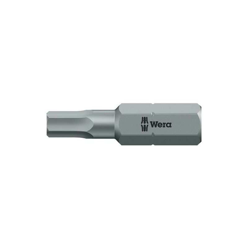 

Wera - Punta 840/1 Z 1/4 Pulg. 2,0 Mm Longitud 25 Mm Resistente, He