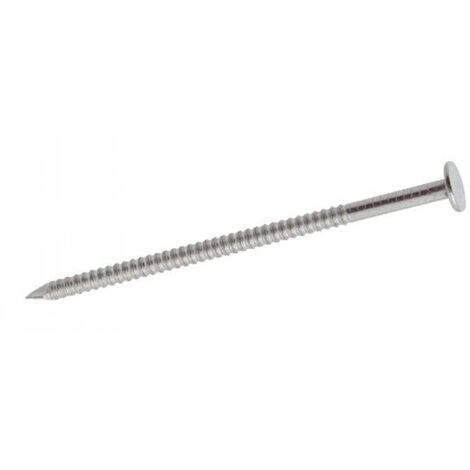Punta acanalada - Cabeza plana - Inox A2 2,3x35 mm - Caja de 190