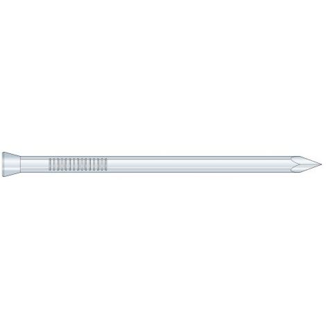 Punta acanalada con cabeza para hombre galvanizada 2.0x50mm - Caja de 500