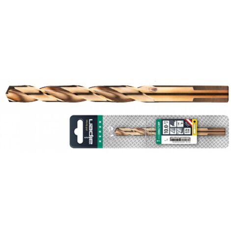 PUNTA ACCIAIO HSS COBALTO GRIP  6MM ALPEN - CF. BLISTER