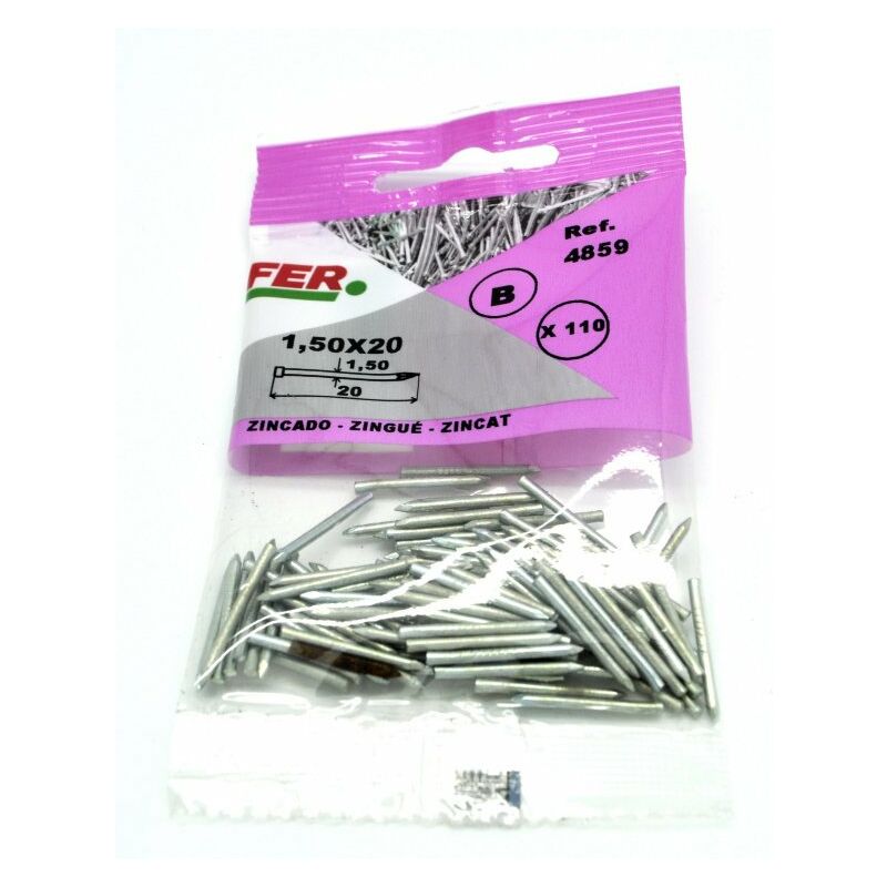 

PUNTA ACERO ZINCADO CABEZA PERDIDA 2x35 BLISTER