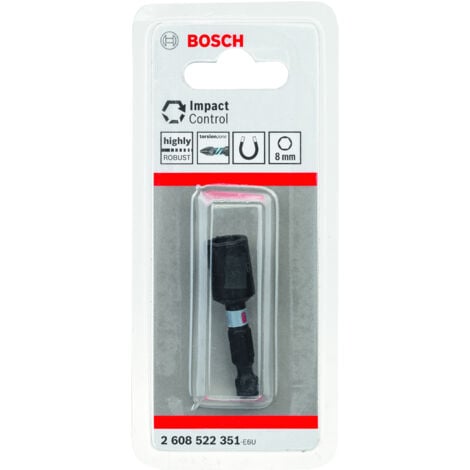 Punta Atornillado Impact Adaptador llave de vaso 8mm: 1ud  BOSCH 2608522351