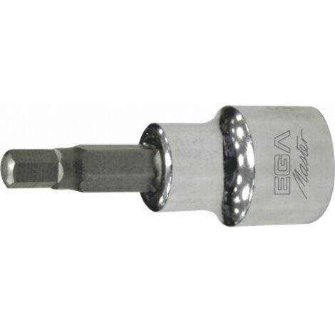 PUNTA ATORNILLADORA CON VASO 1/2 HEXAGONAL DE 6MM -  EGA MASTER