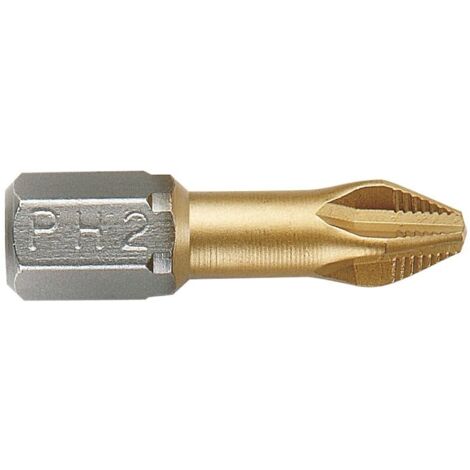 Punta Atornillar ALYCO PHILIPS (TIN) PH2X25. C/PLAST