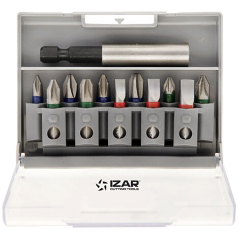 Punta Atornillar DIN3126 Standard - 1520 - Set Ph1-2-3 Pz1-2-3 Sl04,5/5,5/6,5 IZAR