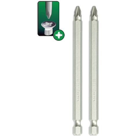 Punta cacciavite Dedra 18a05pz22-02 Pozidriv acciaio S2 100 mm