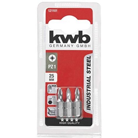 Punta cacciavite kwb 121102 acciaio industriale 25 mm PZ 2
