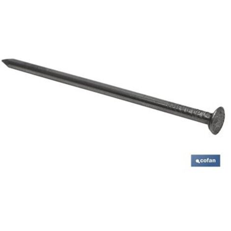Punta/chiodo in ferro a testa piatta 2,7x60 mm