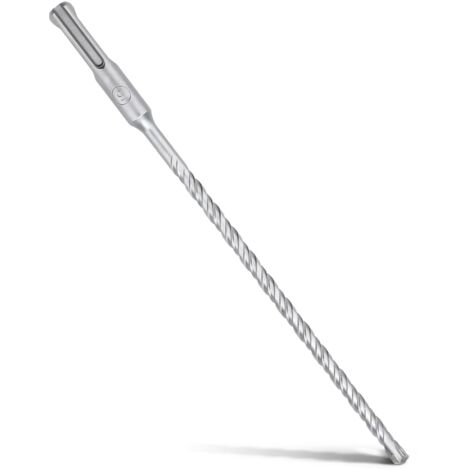Punta da trapano - 6 x 210 mm - Punta da trapano per calcestruzzo con 4 taglienti in metallo duro e doppia elica - per calcestruzzo, pietra, pietra naturale