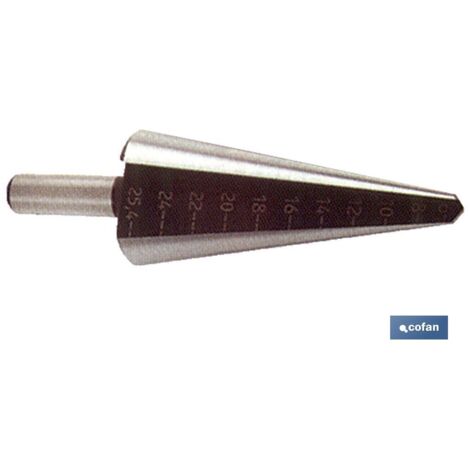 Punta da trapano a gradino. Hss-Drill. 6-22.5