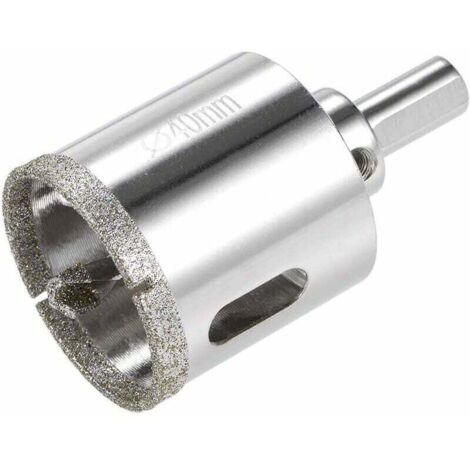 Punta da trapano a tazza diamantata per vetro, piastrelle in ceramica, 40 mm