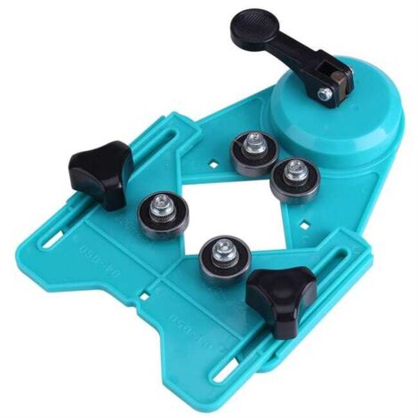 Punta da trapano regolabile da 4 mm a 80 mm, guida per sega in ceramica/vetro/marmo, localizzatore di nucleo a ventosa, guida per localizzatore di punzoni per utensili elettrici
