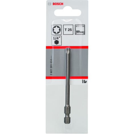 Punta de atornillar extra dura Torx T27 (89 mm)  BOSCH 2607001656
