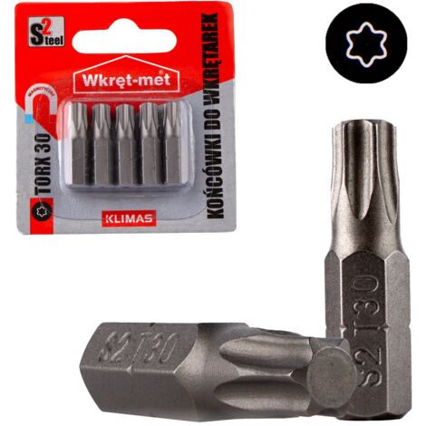 Punta de destornillador TIPO TORX-30 S2