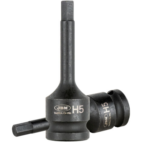 PUNTA DE IMPACTO HEXAGONAL DE ½" 5mm.  JBM14004