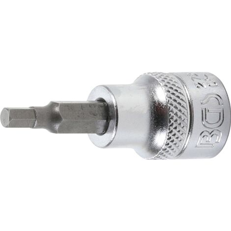 Punta de vaso  entrada 10 mm (3/8")  hexágono interior 5/32"