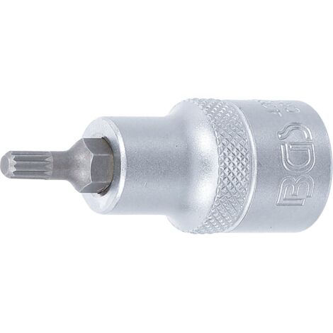 Punta de vaso  entrada 12,5 mm (1/2")  dentado múltiple interior (para XZN) M5