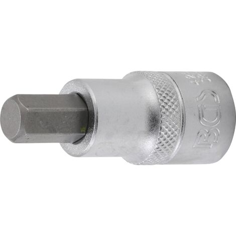 Punta de vaso entrada 12,5 mm (1/2") hexágono interior 10 mm