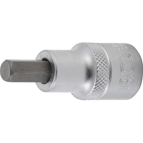 Punta de vaso  entrada 12,5 mm (1/2")  hexágono interior 8 mm