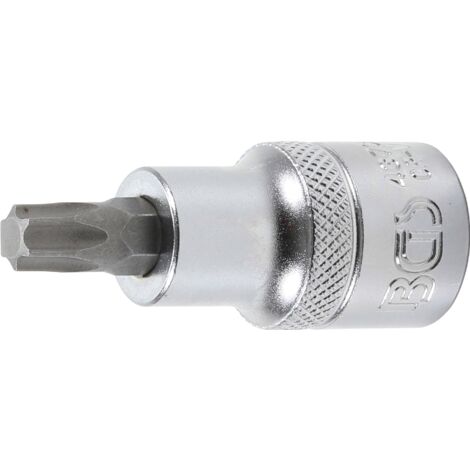 Punta de vaso  entrada 12,5 mm (1/2")  perfil en T (para Torx) T45