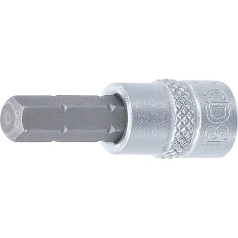 Punta de vaso  entrada 6,3 mm (1/4")  hexágono interior 6 mm
