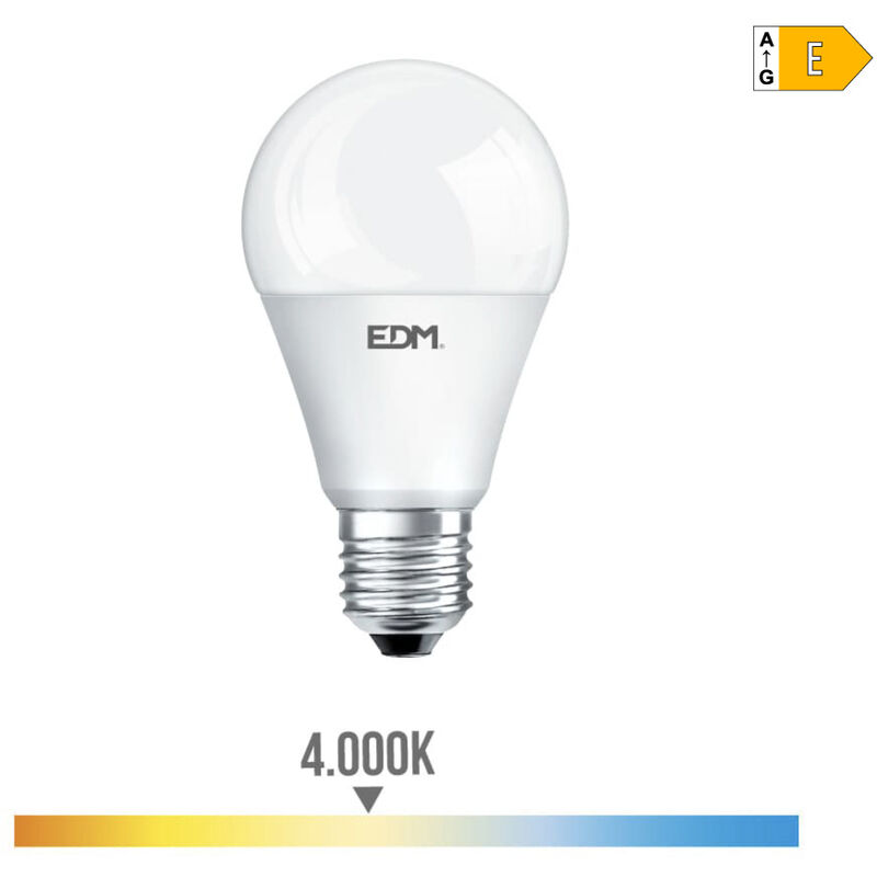

Bombilla standard led e27 17w 1800 lm 4000k luz dia - EDM