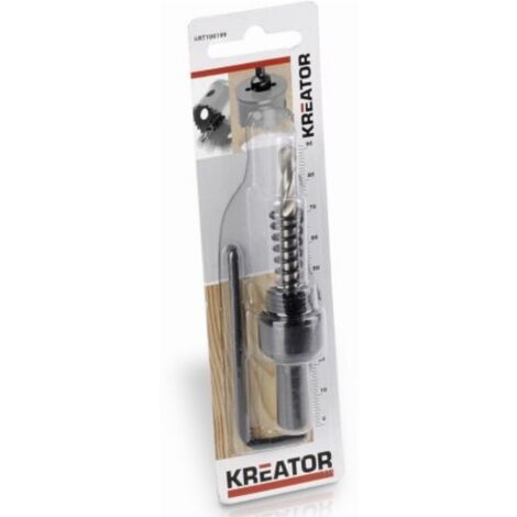 Punta di centraggio per seghe a tazza per legno HSS Kreator