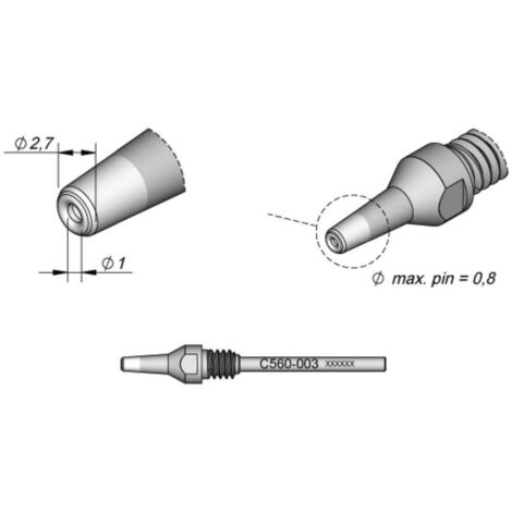 Punta di dissaldatura C560-003 JBC