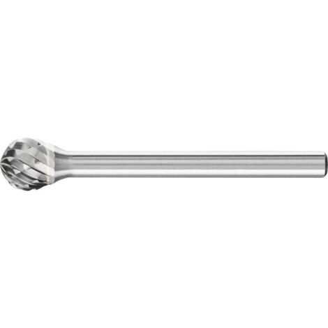 punta di fresatura piccola forma F KUD D.6mm lunghezza testa-5mm diametro asta-3mm HM rivestito 3 Plus PFERD