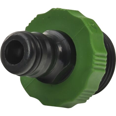 Punta di rubinetto maschio 3/4 in PVC 20 x 27 mm