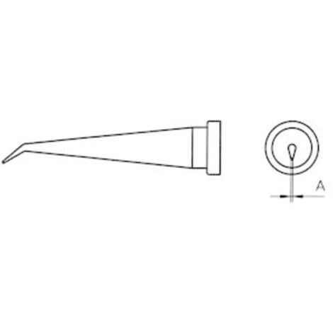 Punta di saldatura Weller lunga conica 0,2 mm