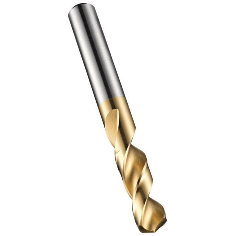 Punta elicoidale A520 D.6.35mm HSS TiN gambo cilindrico destro DORMER