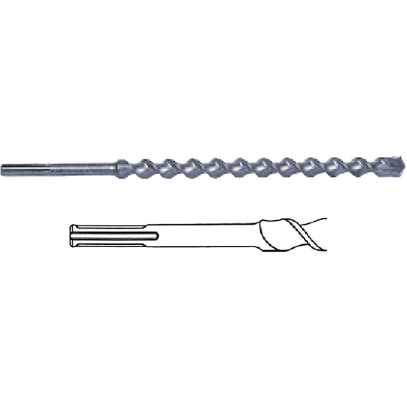 PUNTA ELICOIDALE ATTACCO SDS - MAX mm 40 x 570 - MAKITA