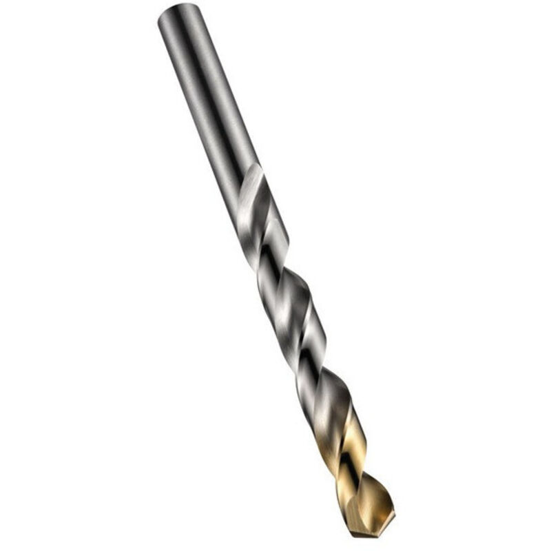 Dormer - Punta elicoidale tipo n A002 D.15,25 mm hss grezzo / gambo cilindrico TiN destro