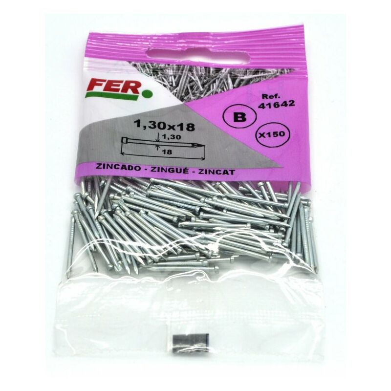 

Industrias Fer - PUNTA HIERRO 1.3X18 BLISTER