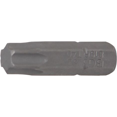 Punta  longitud 25 mm  entrada 6,3 mm (1/4")  perfil en T (para Torx) T40