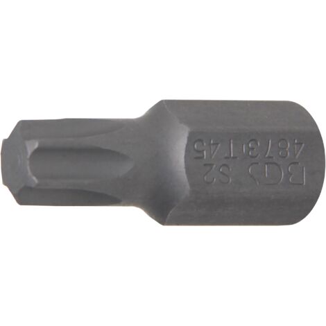 Punta  longitud 30 mm  entrada 10 mm (3/8")  perfil en T (para Torx) T45