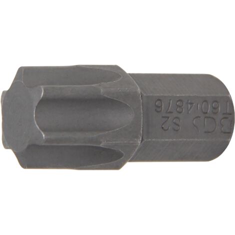 Punta  longitud 30 mm  entrada 10 mm (3/8")  perfil en T (para Torx) T60